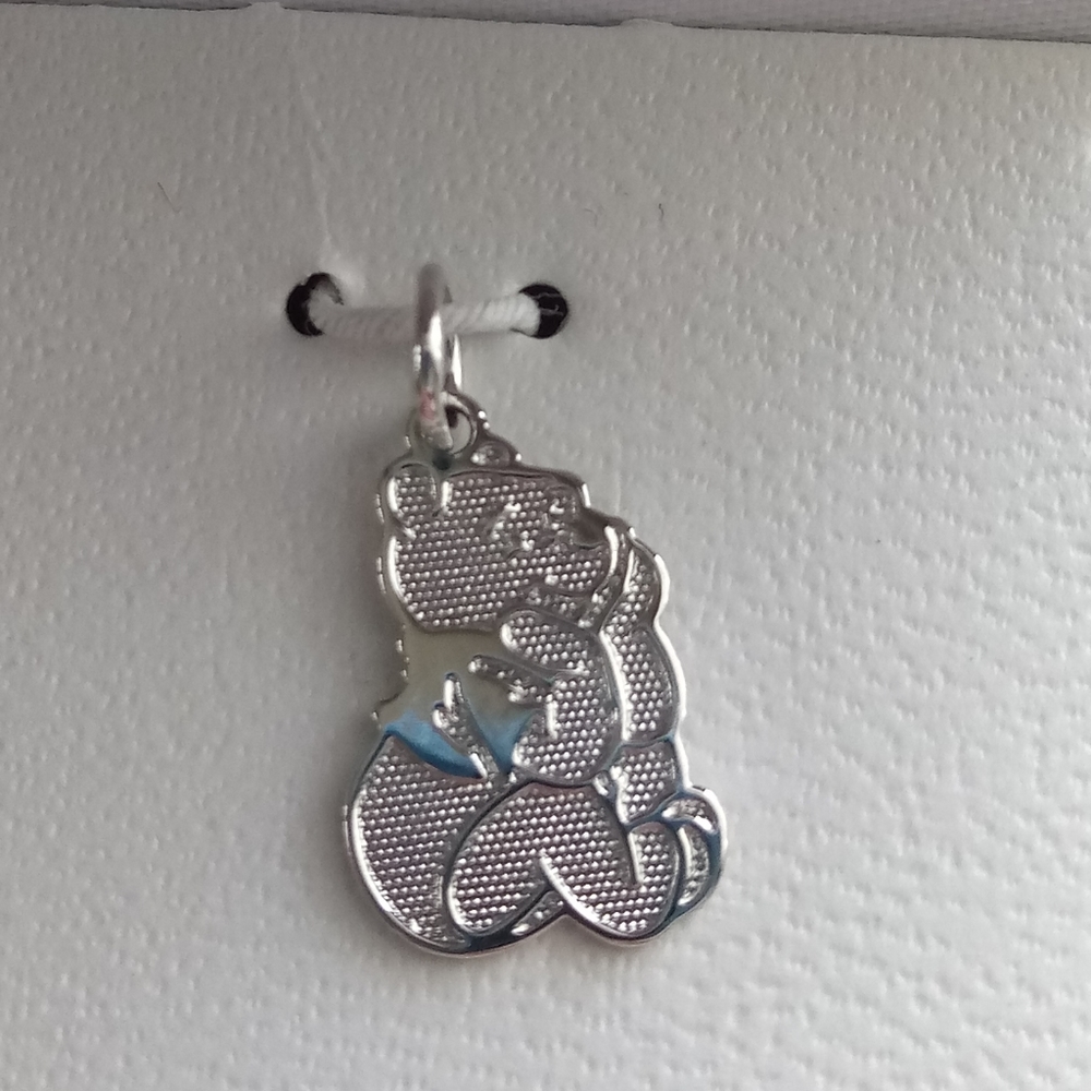 Silver Winnie the pooh charm